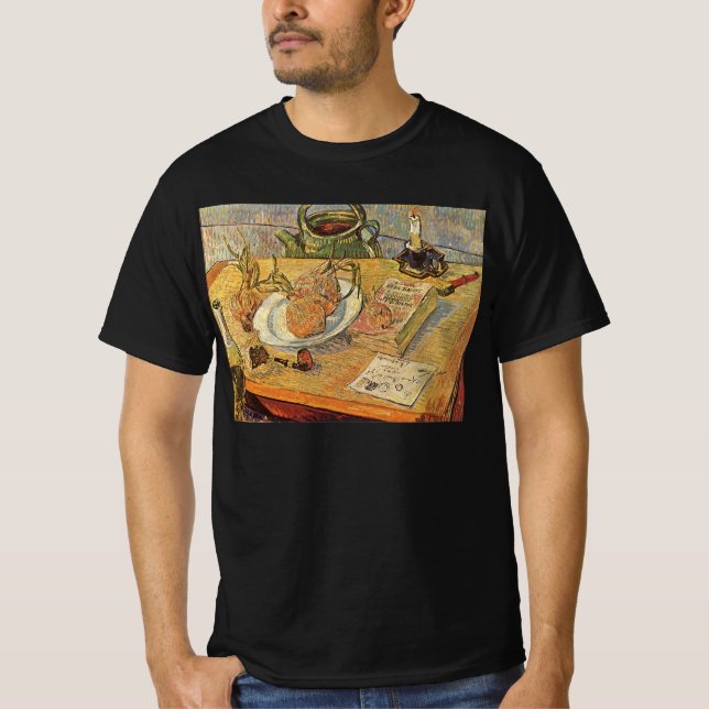 Vincent van Gogh - Still Life with Drawing Board T-Shirt (Front)