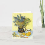 Vincent van Gogh Still Life with Flowers Note Card<br><div class="desc">This card is a reproduction of a lesser-known Vincent van Gogh still life painted in May 1888.</div>