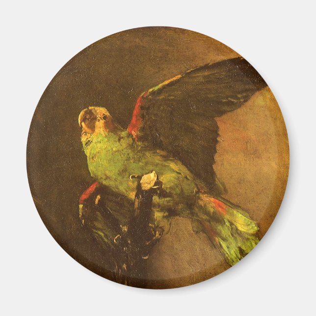 Vincent van Gogh - Still Life with Green Parrot Magnet (Front)