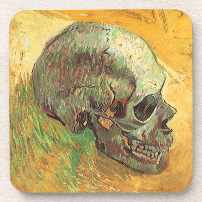 Vincent van Gogh - Still Life with Skull Coaster (Front)