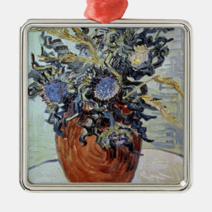 Vincent van Gogh   Still Life with Thistles, 1890 Metal Tree Decoration
