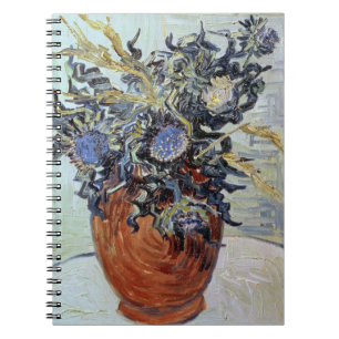 Vincent van Gogh   Still Life with Thistles, 1890 Spiral Notebook
