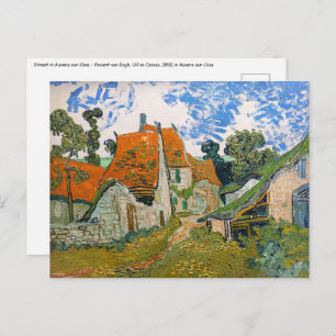 Vincent van Gogh - Street in Auvers-sur-Oise Postcard