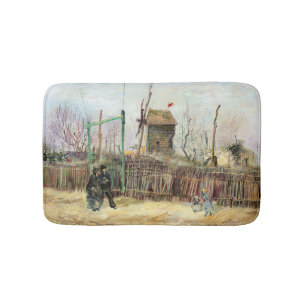 Vincent van Gogh - Street Scene in Montmartre Bath Mat