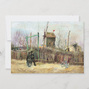 Vincent van Gogh - Street Scene in Montmartre Thank You Card
