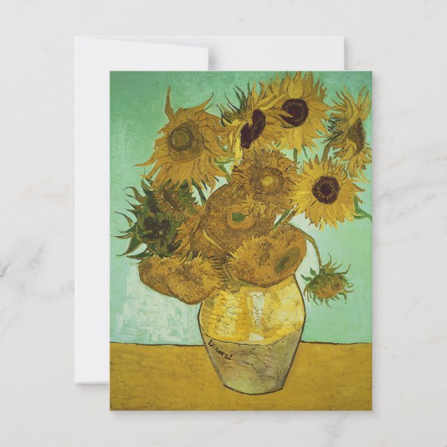 Vincent van Gogh - Sunflowers (Front)