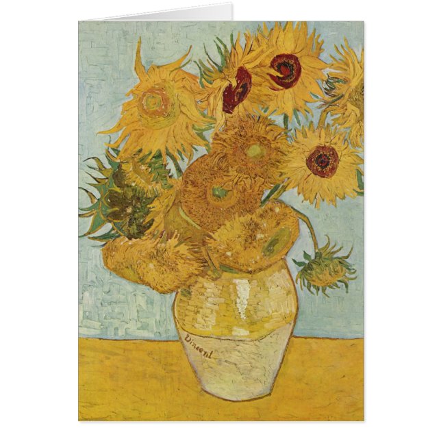 Vincent Van Gogh -  Sunflowers (Front)