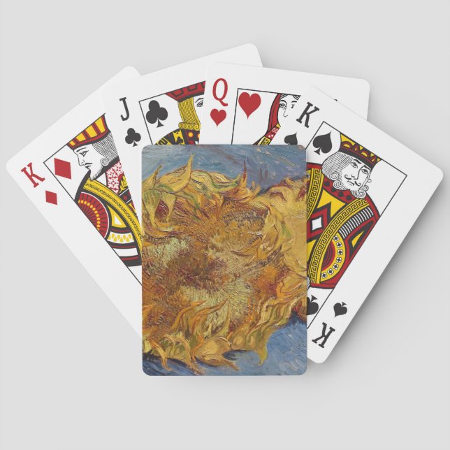 Vincent van Gogh | Sunflowers, 1887 Playing Cards (Back)