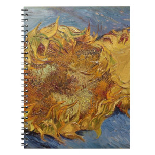 Vincent van Gogh   Sunflowers, 1887 Spiral Notebook