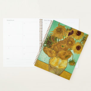 Vincent van Gogh Sunflowers, 1888 Planner