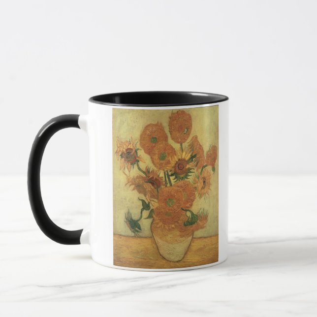 Vincent van Gogh | Sunflowers, 1889 Mug (Left)