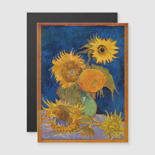 Vincent Van Gogh - Sunflowers, 2nd Version Magnetic Invitation