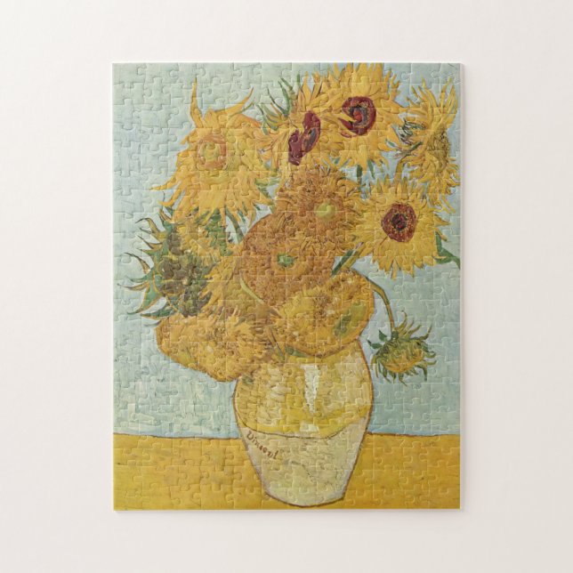 Vincent Van Gogh - Sunflowers, 3rd Version Jigsaw Puzzle (Vertical)