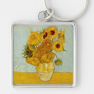 Vincent Van Gogh Sunflowers Key Ring