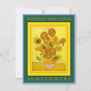 VINCENT VAN GOGH ...SUNFLOWERS POSTCARD