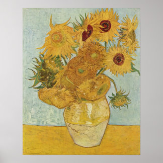 Vincent Van Gogh, Sunflowers Poster