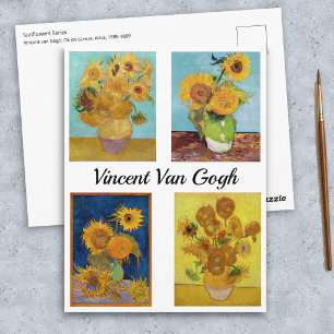 Vincent Van Gogh Sunflowers Serie Postcard