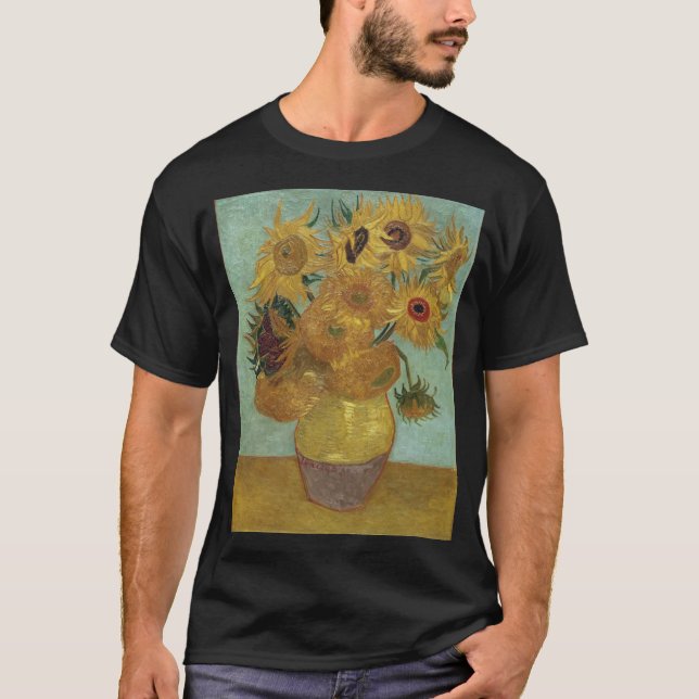 Vincent Van Gogh - Sunflowers T-Shirt (Front)