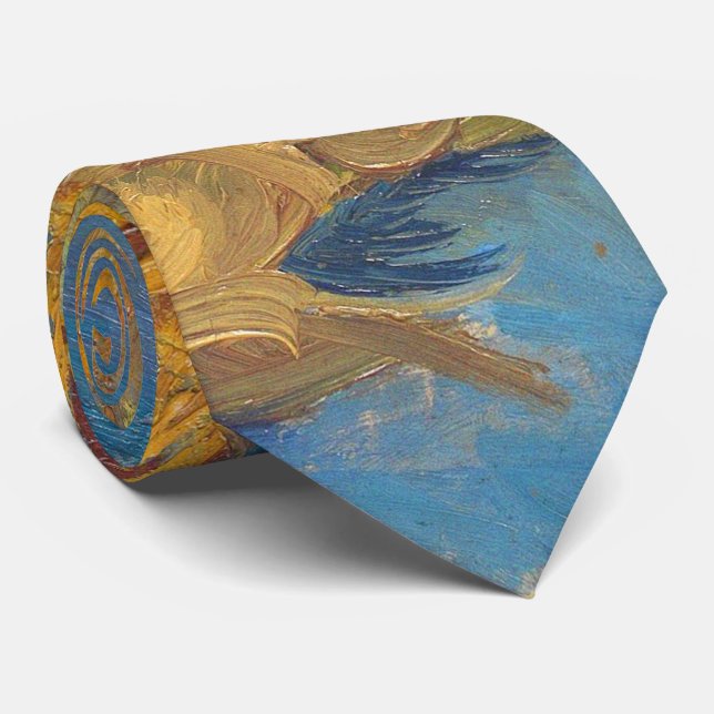 Vincent van Gogh - Sunflowers Tie (Rolled)