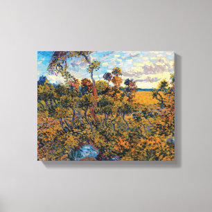 Vincent Van Gogh - Sunset at Montmajour Fine Art Canvas Print