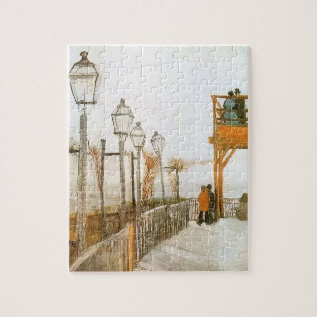 Vincent van Gogh - Terrace and Observation Deck Jigsaw Puzzle (Vertical)