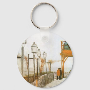 Vincent van Gogh - Terrace and Observation Deck Key Ring