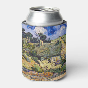 Vincent Van Gogh - Thatched Cottages at Cordeville Can Cooler