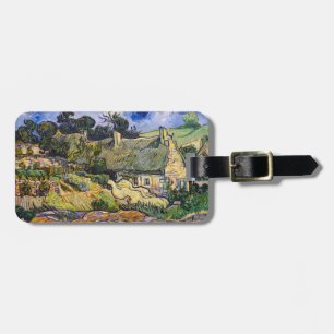 Vincent Van Gogh - Thatched Cottages at Cordeville Luggage Tag