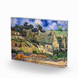Vincent Van Gogh - Thatched Cottages at Cordeville Photo Block