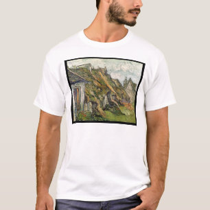 Vincent van Gogh Thatched Cottages in Chaponval T-Shirt