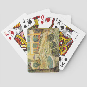 Vincent van Gogh   The Asylum Garden at Arles Playing Cards