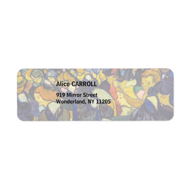 Vincent van Gogh - The ballroom at Arles (Front)