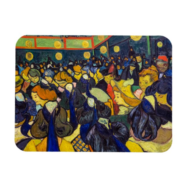 Vincent van Gogh - The ballroom at Arles Magnet (Horizontal)