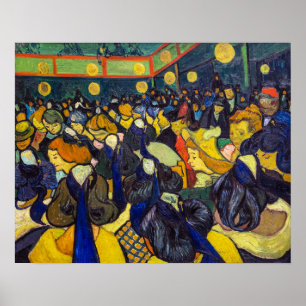 Vincent van Gogh - The ballroom at Arles Poster