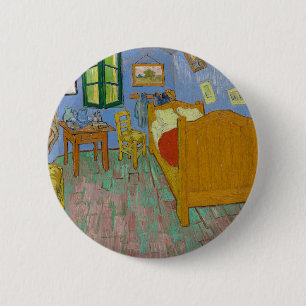 Vincent Van Gogh The Bedroom 6 Cm Round Badge
