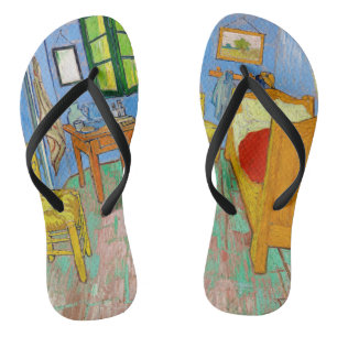 Vincent Van Gogh The Bedroom in Arles Jandals