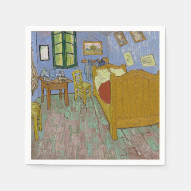Vincent Van Gogh The Bedroom Napkin (Front)