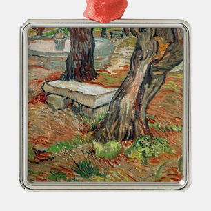 Vincent van Gogh The Bench at Saint-Remy Metal Tree Decoration