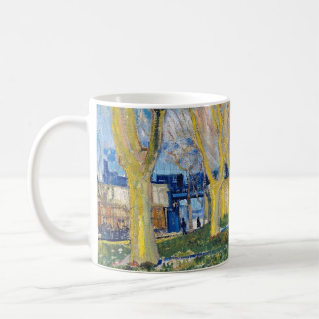 Vincent van Gogh - The Blue Train Coffee Mug (Left)