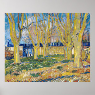 Vincent van Gogh - The Blue Train Poster