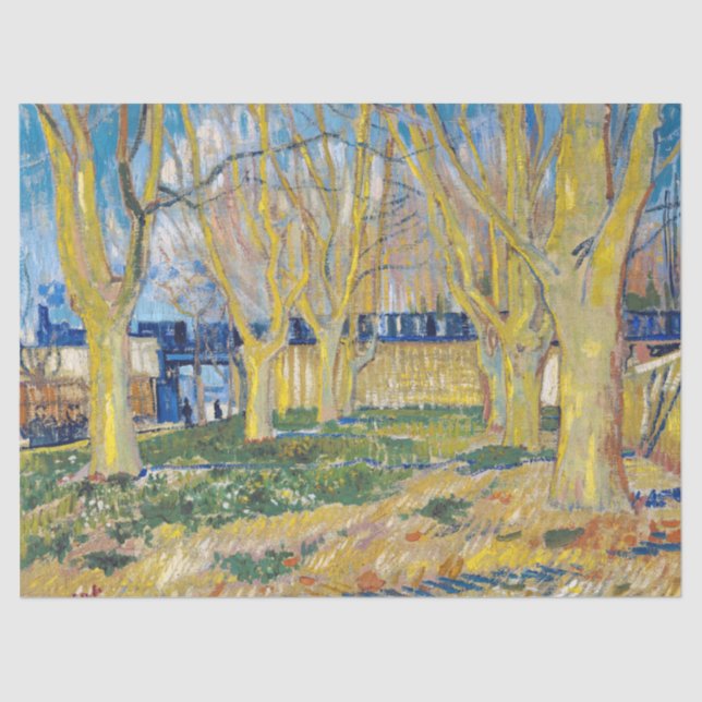 Vincent van Gogh - The Blue Train Tissue Paper (Front)