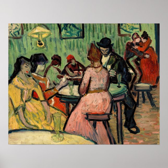 Vincent van Gogh - The Brothel Poster (Front)