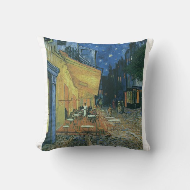 Vincent Van Gogh - The Cafe Terrace at Night Cushion (Front)