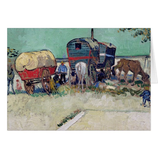 Vincent van Gogh | The Caravans, Gypsy Encampment (Front Horizontal)