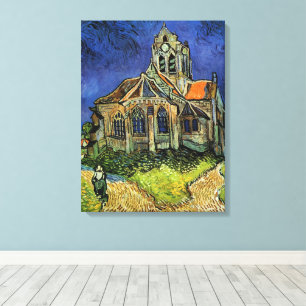 Vincent van Gogh - The Church at Auvers Canvas Print