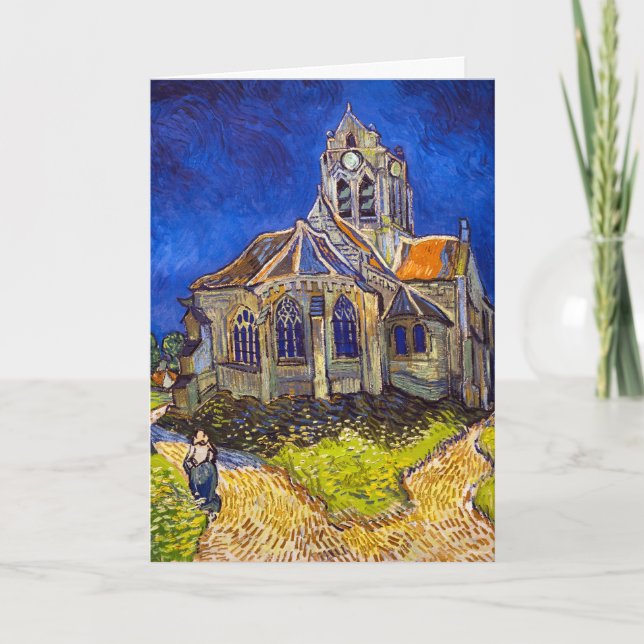Vincent van Gogh - The Church at Auvers Card (Front)