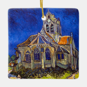 Vincent van Gogh - The Church at Auvers Ceramic Ornament