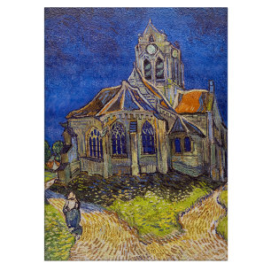 Vincent van Gogh - The Church at Auvers Cutting Board