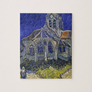 Vincent Van Gogh - The Church at Auvers Jigsaw Puzzle