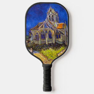 Vincent van Gogh - The Church at Auvers Pickleball Paddle